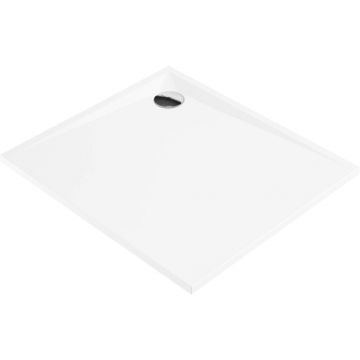 Cadita dus dreptunghiulara alba 80x90 cm Kerria Plus, Deante