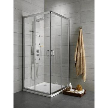 Cabina de dus dreptunghiulara Radaway Premium Plus D 1900 120x80cm sticla transparenta