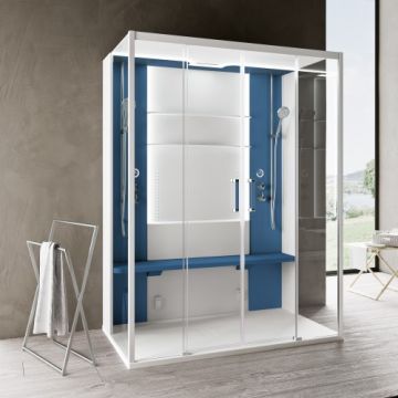 Cabina dus cu sauna Hammam Novellini Skill Dual - Dimensiune 160x97