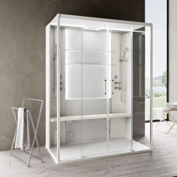 Cabina dus cu sauna Hammam Novellini Skill Dual - Dimensiune 160x97