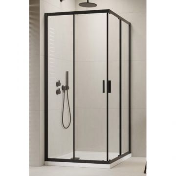 Cabina dus Radaway Alienta D 80x100, negru - Dimensiune 80X100