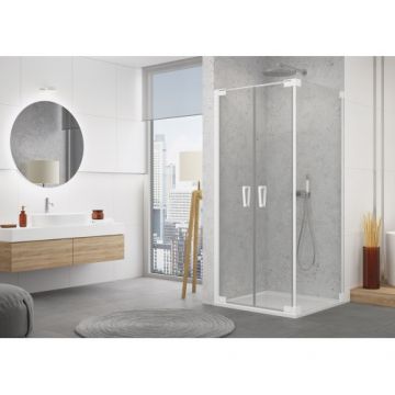 Cabina dus SanSwiss Cadura CA2C+CAT2 - Culoare Alb