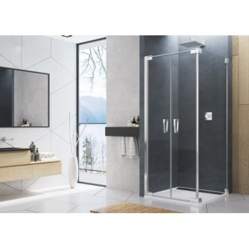 Cabina dus SanSwiss Cadura CA2C+CAT2 - Culoare Alb