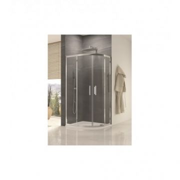 Cabina dus Sanswiss Ocelia 90x90 cm semirotunda - Dimensiune 90 cm