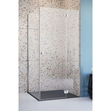 Cabina de dus dreptunghiulara Radaway Torrenta KDJ 100x80cm orientare dreapta profile crom